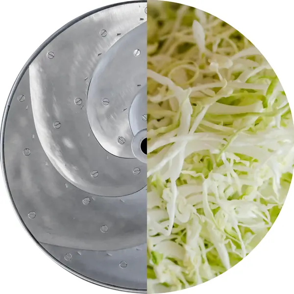 Stainless steel coleslaw disc for the S40