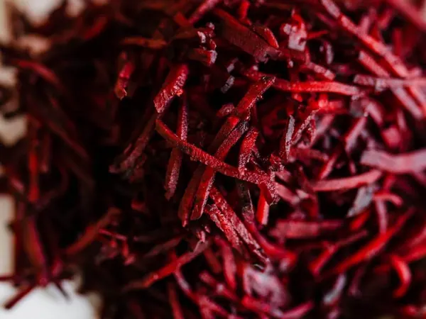 Beetroot julienne sticks