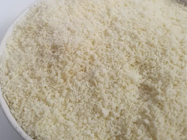 Finely grated parmesan